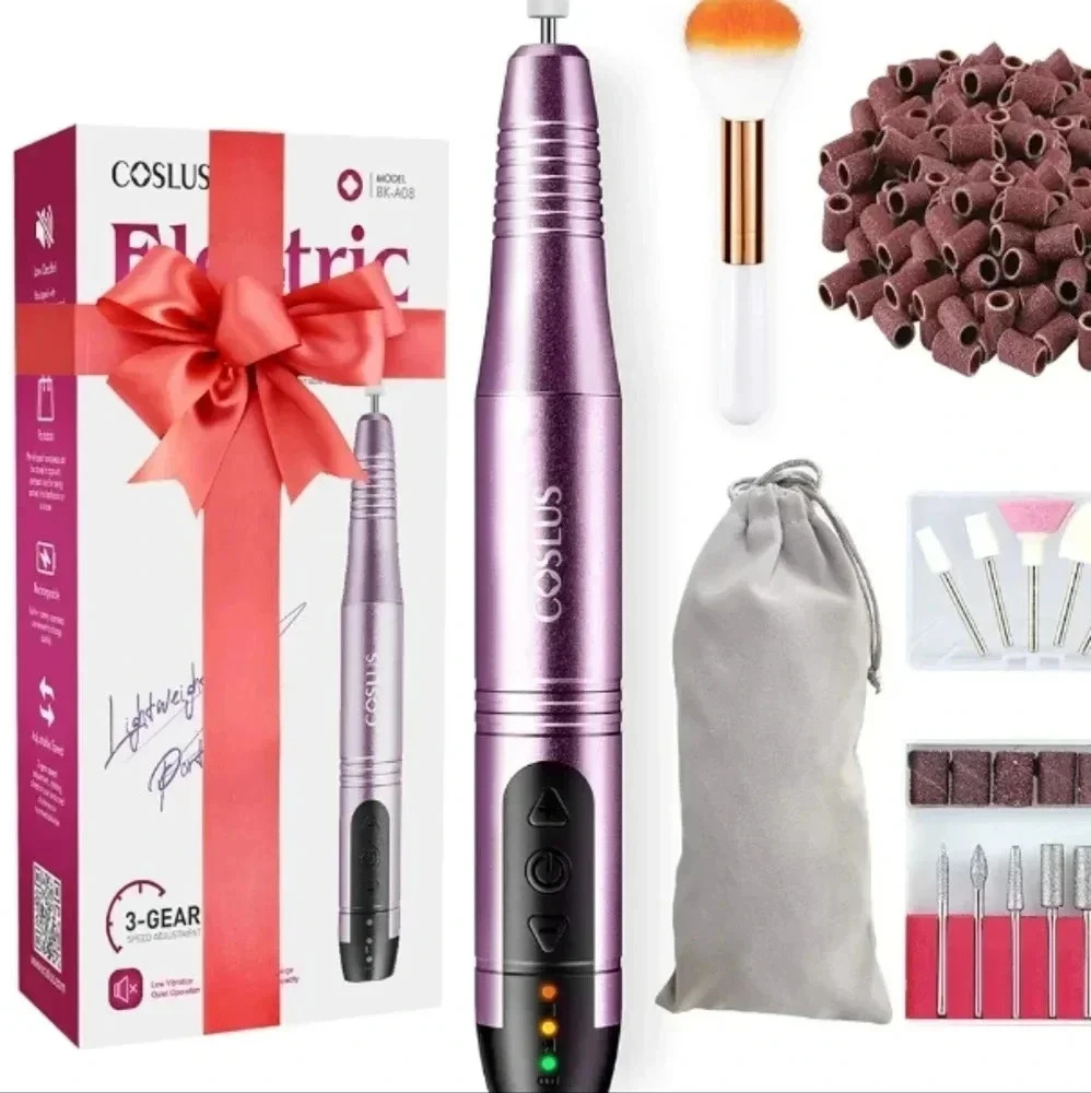 Acrylic Cordless Nail Drill File Professional: for Gel Dip Powder Nails …